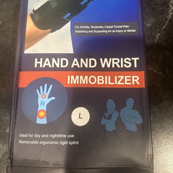 FEATOL Wrist Brace for Carpal Tunnel, Strain. Adjustable Support, L Right - Picture 4 of 7